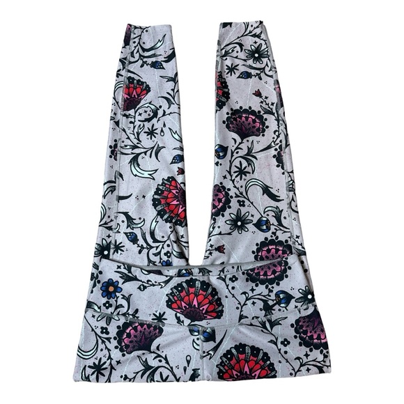 NIKE WOMENS POWER LEGEND FLORAL TRAINING RUNNING YOGA TIGHT LEGGINGS - Picture 4 of 14